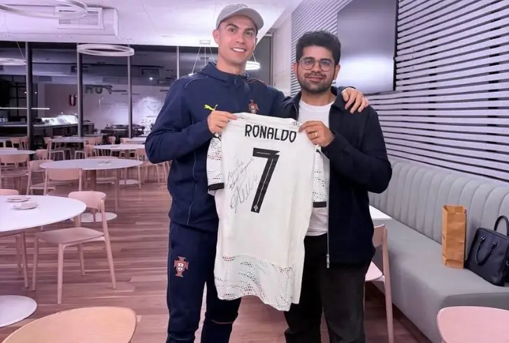 Ronaldo and Arvind Srinivas Together