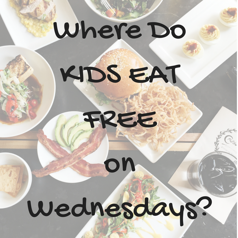 where do kids eat free on wednesdays